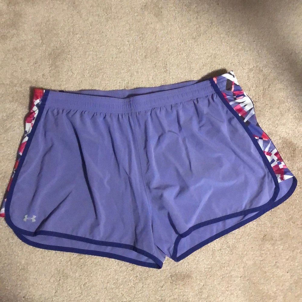 Purple Under Armour Running Shorts